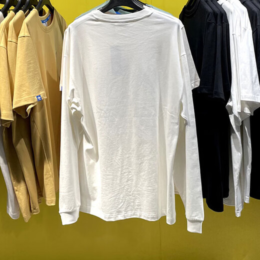 Adidas Clover Langarm T-Shirt Herren 2025 Sommer New Sportswear Round Hals Lose lässiger Pullover IA4877 JM7271 XS