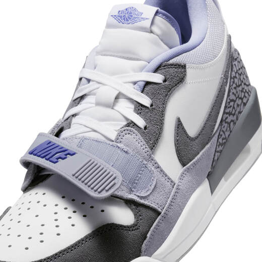 Nike (Nike) Jordan -offizieller Nike Jordan AJ312 Herren -Sneaker Herbstpolsterung Low Top CD7069 108 Weiß/Dunkelblau/Nebel Grau/Komet Purple 41