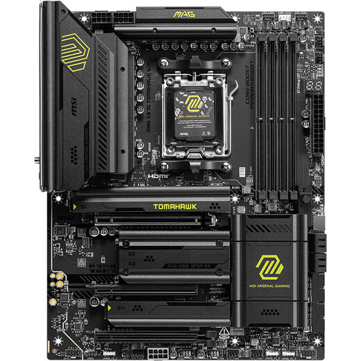 MSI X870/X870E Motherboard unterstützt CPU 9900x/9950x/9800x3d (AMD x870/Socket AM5) MSI X870 Tomahawk WiFi Tomahawk Rakete