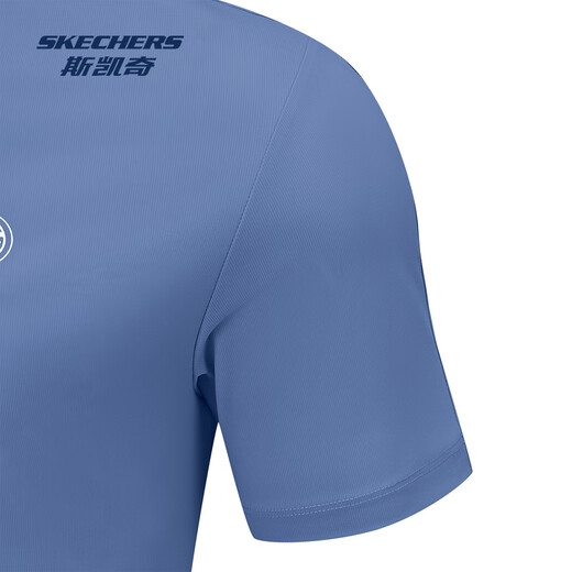 SKECHERS MENS Kurzärärmelte Polo-Shirt Sommer Sonnenschutz coole Business Casual Sports Top