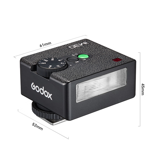 Godox iM30 camera-top mini flash, universal micro-single, small, versatile, external hot shoe light, outdoor portrait fill-in photography light, iM30 camera-top flash, universal, official standard