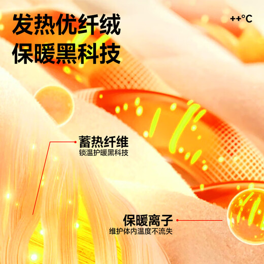 MINISO velvet sweatshirt men's winter new loose trendy casual round neck pullover solid color jacket black L