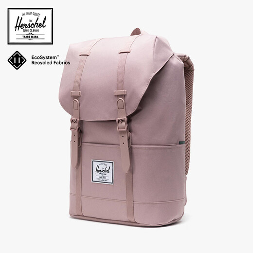 
Herschel Canada Retreat Large Backpack Eco Series Leisure Travel Bag Backpack 10971 Classic Gray Rose