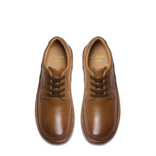 Clarks Qile Air Cushion King Serie Herrenschuhe neue weiche und atmungsaktive Geschäfte Casual Pendler Liebenswerte Lederschuhe Daddy Schuhe Brown 261798397 40