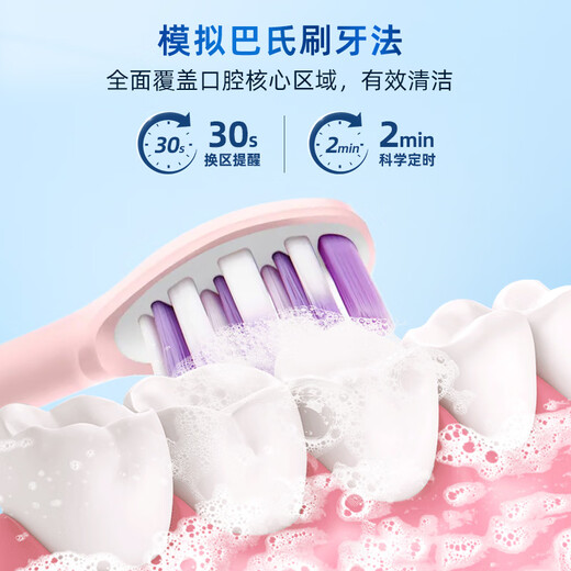 Colgate (Golgate) Elektrische Klang Zahnbürste, vollautomatische und hochwertige Paare, wiederaufladbare weiche Borstenlichtreihe, leichte Sauerstoffgöttin Festival High-End-Paare geben Geschenke, Wellen-Schallwellenbürste grün (mit Pinselkopf*2)