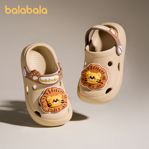 Balabala Baby Sandals Summer Lindos zapatos de hogares de dibujos animados para niños para niños y niñas Cabeza no deslizante con zapatos de playa para niños