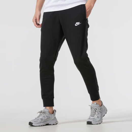 NIKE运动套装男装 25夏季新款商务休闲翻领POLO衫短袖T恤 小脚裤长裤 FN3895-063+BV2680-010 L