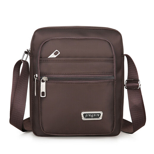 Xiaomi Xiaoai Herrenbeutel Casual Umhängetasche Oxford Stoff kleiner Rucksack Herrenbeutel Casual Crossbody Bag Canvas Tasche Hand-In-Geschäftstrend [Y3519 Grundstil]+[Vier-Pull-Schwarz]