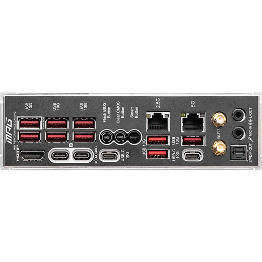 MSI (MSI) X870/X870E La placa base es compatible con CPU 9900X/9950X/9800X3D (AMD X870/Socket AM5) MSI X870E Wifi Dark Dark