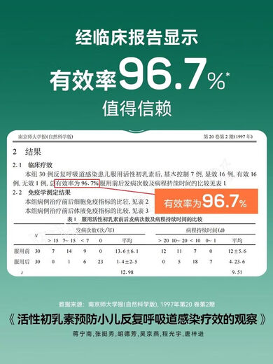 Tianmeijian Naijie Colostrum Capsule Capsule Freeze-séchée Immunoglobuline L'amélioration augmente immunisée par 24 capsules Naijie 2 Box Discount Pack