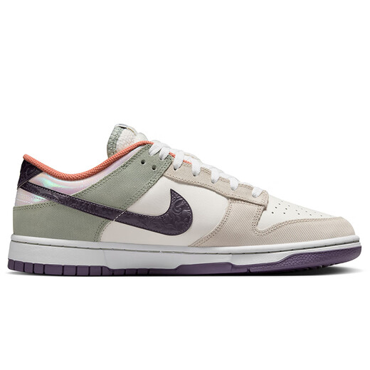 Nike NIKE sneakers men's casual shoes DUNK comfortable and versatile sports shoes HV5750-133 white green purple 42