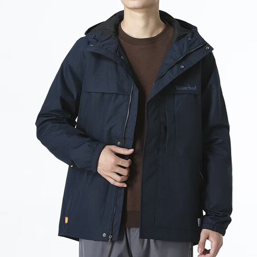 Timberland (Timberland) Herren Spring- und Herbst Neuer Outdoor -Bergsteigeranzug wasserdichte und winddichte atmungsaktive Hartschalenjacke Arbeit A695W A695W433/RAW Blue (10 Fotos veröffentlicht) XS (165/80A)