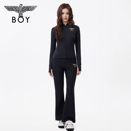 
BOY LONDON spring and summer women's simple black slim elastic trousers W15901 black M