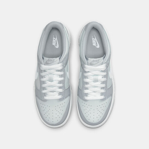 Nike Nike Hombres y zapatillas informales de mesa bajas de los hombres y mujeres Sportes Ligeros Cushoning Sports White White Skateboard Zapatos Big Children's Zapatos DH9765-001 Tamaño 36 Adecuado para el pie Longitud 23 cm