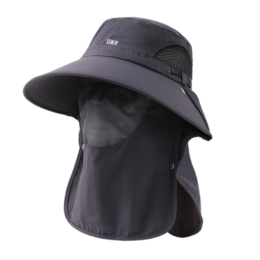 Semir Sun защита шляпа мужская шляпа шляпа Рыбалка Рыбак Шляпа Шляпа Альпиниринг Шляпа Летняя открытая ультрафиолетная маска Солнце