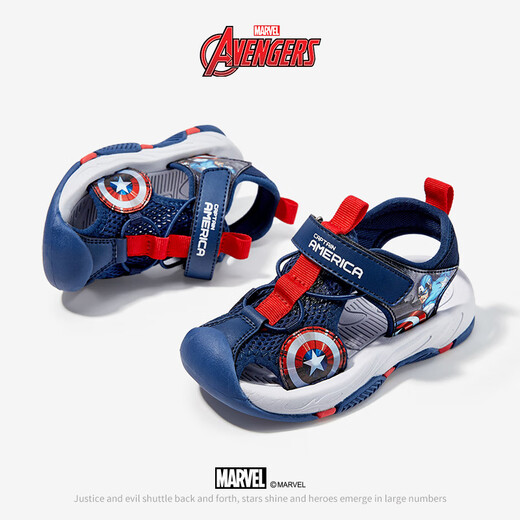 Disney pour enfants Chaussures Boys 'Toe Sandales Summer Sandales de plage extérieure Fashion DM1098A Navy 26