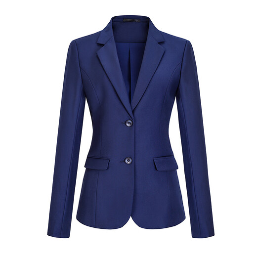 Purple charm autumn and winter business suits for men and women 4S shop formal wear property work clothes high-end sales department suits temperament workwear navy blue (single-piece women's suit) M