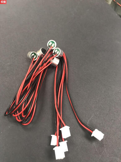 9767驻极体话筒带254MM2P端子头全指向咪头10*7麦克风MIC传声器 9767带线20端子2P100mm(一个