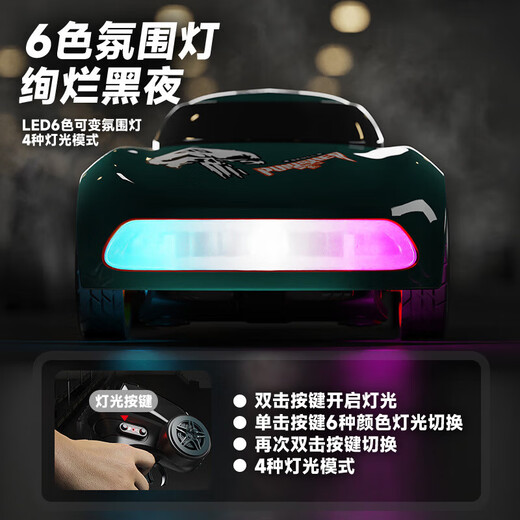 JJR / CRC Remote Control Car Desktop Mini Remote Control Racing Drift Racing Four-roues moto 1:64 Gift's Gift's Electric Remote Control Control Nado Grey Runpup