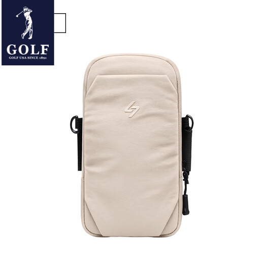 Golf (GOLF) 2025 Outdoor Cycling Fitness Mobile Phone Bag Men's and Women's Running Sports Arm Wristband Arm Bag Single Shoulder Crossbody Bag Mini Soft Mist Powder