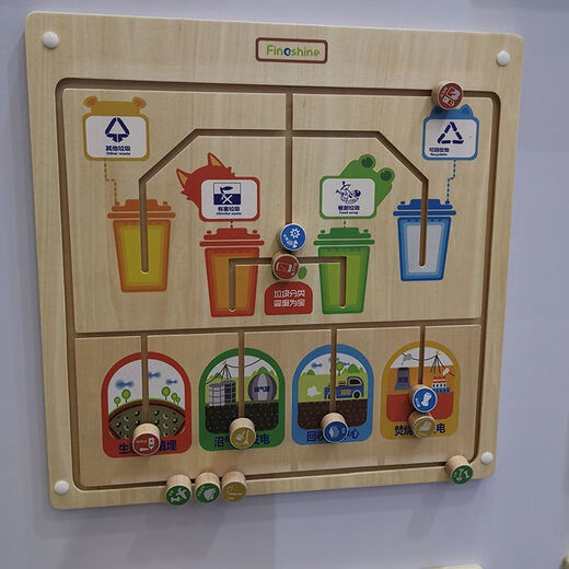 Hongtong Kindergarten Wall Corridor Decoración del juego de la educación temprana Montessori Enseñanza Ayudas Operación de pared de la pared cognitiva