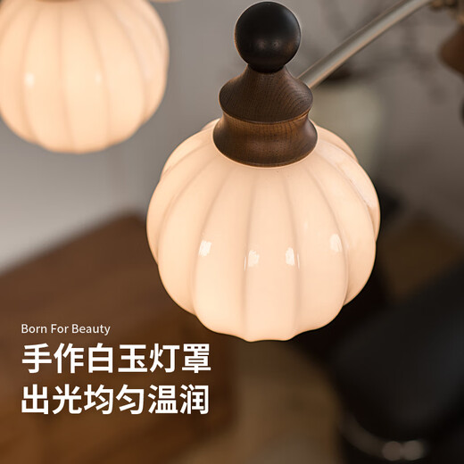奥朵 AOZZOvintage中古风客厅吊灯法式复古大厅主灯2025年新款魔豆灯具 客餐厅TCLE9731