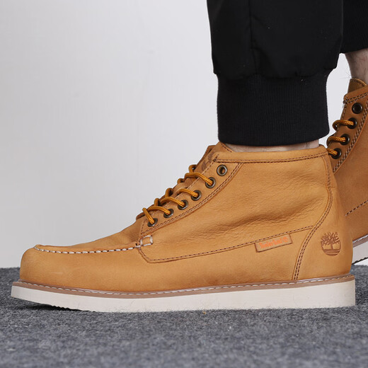Timberland Timberland Herrenschuhe Martin Stiefel Frühling und Herbst Outdoor Sportpendler Leichte Kee-Resistente Leder Retro Middle Top Freizeitschuhe A2BTH231 44 (280 mm)