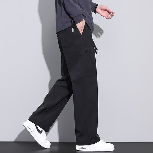 Jeep Spirit Casual Pantalon Spring and Automne Nouveau style Sports tendances Sports Loose Pantalon Straight Pantal