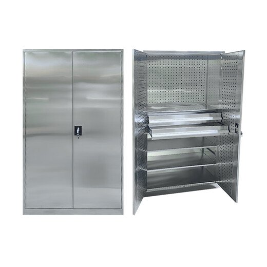 Wen Yijia stainless steel tool cabinet heavy tool storage box factory workshop auto repair shop parking space locker thickened 201 stainless steel 5 layers inside