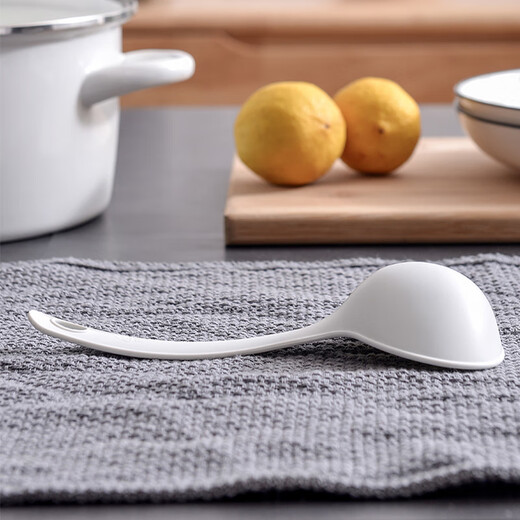 LOCKZI soup spoon rice spoon plastic porridge spoon small spoon rice cooker porridge spoon non-stick rice porridge spoon plastic food grade non-stick spoon individually packaged