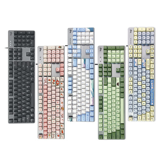 Logitech's new k845 wired mechanical keyboard, whale fall blue shaft tea red shaft e-sports game office high appearance Logitech K845 tea shaft + SF Express shipment Boxed and disassembled Official standard x No x No
