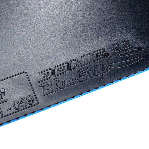 Donik Rubber Blue Clamp C2 S1 S2 Professioneller importierter Klebstoff Hoch elastischer Lichtbogenringtisch Tennis Gummi -Rubrebudel Abdeckung 13068 Blaues Klemmen C2 Black Max