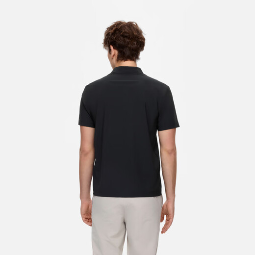 AIGLE【春夏新品】艾高衬衫UPF50+防紫外线cooltouch凉感短袖男 黑色 BI701 XL (185/100A)