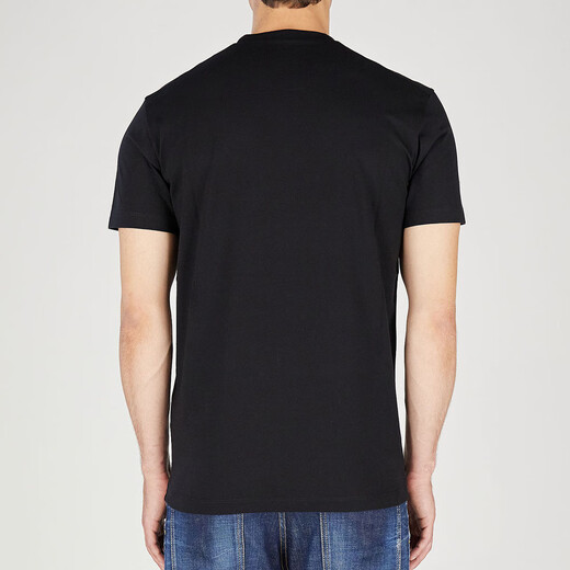 DSquared2/D2次方 奢潮男士时尚简约短袖圆领T恤 S74GD1396 D20020 黑色 900 XL