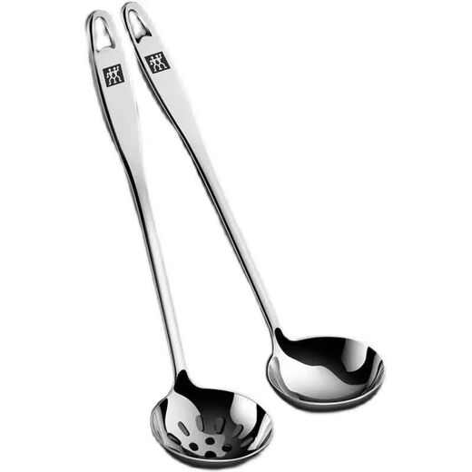 Knifemaker ZWILLING German food-grade stainless steel new household long colander 34cm hot pot spoon