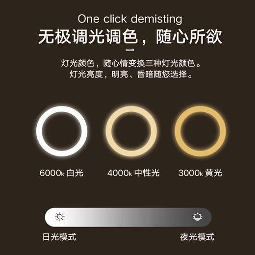 Mamorino德国品牌智能镜触摸屏带灯穿衣镜壁挂墙全身镜试衣镜高清简约镜 50*160cm蓝牙全功能+人体感应