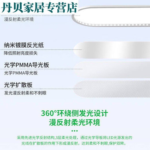 XMSJ过道灯走廊灯led吸顶灯现代简约北欧长条客厅灯书房阳台灯具J263 3892-白色40cm-中性光16W
