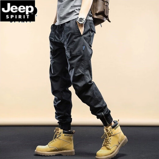 Jeep Spirit American четыре сезона повседневных брюк функциональные рабочие брюки мужчины свободные брюки мужчины универсальные эластичные длинные брюки JP-679 Хаки [Весна и осенний стиль] L Рекомендуется 110-125 Джин [Джин равен 0,5 кг]