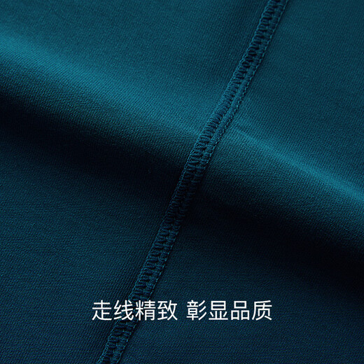 Modal Men's Underwear Antistatic Ultra-Thin Bottoming Shirt Youth Autumn Clothes and Long Long Pants Set Warm Cotton Sweater Slim Round Neck Blue Gray Ultra-Thin Suit L (170) 90-120Jin Jin is equal to 0.5 kg