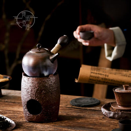Chai Shao Pure Handmade Handle Bouillon bouillonnement électrique Céramique Fournace Santé Coileur à thé à gâchis latérale de style chinoise