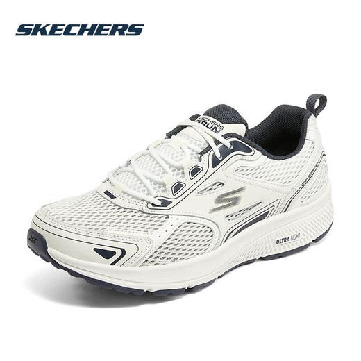 Zapatos de hombres skechers malla zapatos deportivos transpirables zapatos casuales resistentes al desgaste de zapatos de running suave de running 220036-wnv 10.5