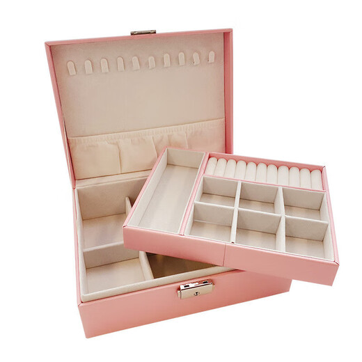 
Yunya children's jewelry box set princess hair accessories gift box girls' house play toys 7-14 years old girls' birthday gifts, brown bear 145 pieces set [sweet and cute]