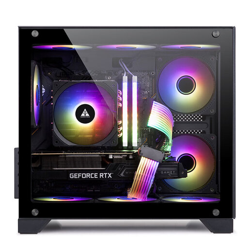 Navigator i7 14700/RTX5060/Core i5/4060/H/HX version/water-cooled gaming e-sports desktop computer host DIY assembly computer complete machine installation complete set of chicken 2 13th generation Core i5丨16G丨RTX4060 8G