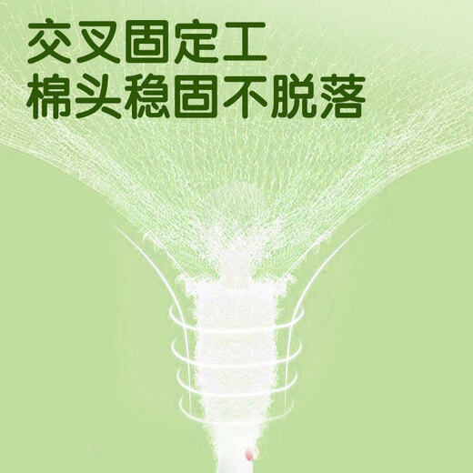 安可新 婴儿耳挖棉签双头纸柄掏耳勺宝宝护理用品耳勺+水滴头 200支*3盒