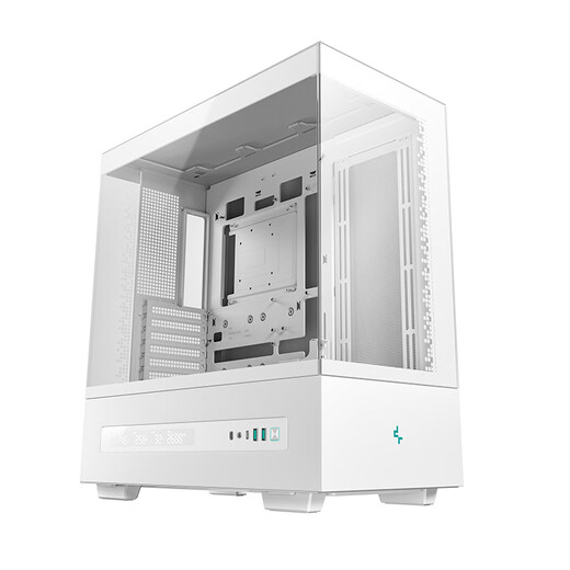 Jiuzhou Fengshen (DEEPCOOL) CH690 digital display computer chassis desktop main box (intelligent module digital display/ATX chassis/three-dimensional air duct/360 cold radiator/magnetic dustproof net) CH690 digital display white
