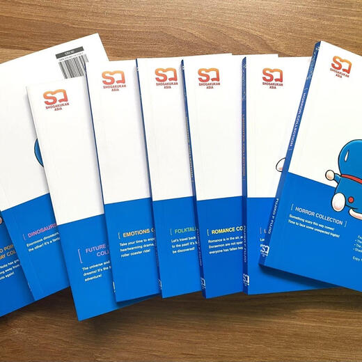 Englische Version Doraemon Doraemon Comic 8 Bände der klassischen klassischen englischen Comic -Bücher von Kindern Vollständiger Satz von Story Books Full Set