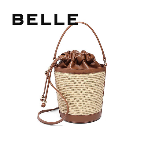 Bolle Gift Bag Bag Women's Bols 25 Summer Shoping Mall mismo empalmante casual tejido de enlace de mano 9717dbx5 marrón F