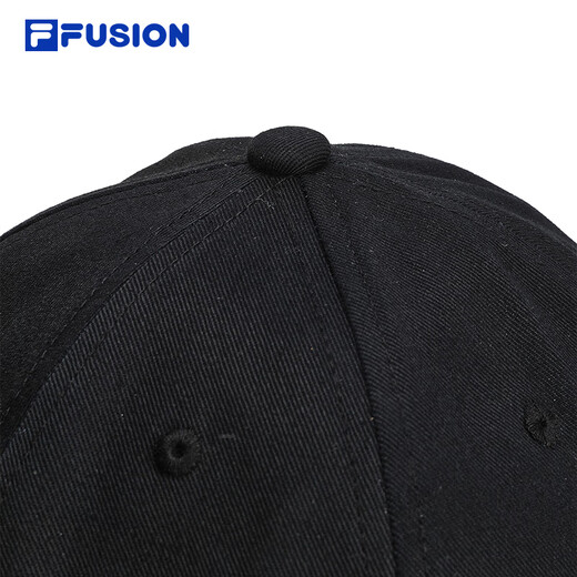 FILA FUSION Official fashion brand sports baseball cap for men and women, trendy casual hat, white white hat