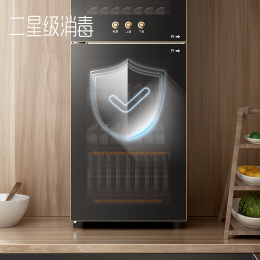 Skyworth Disinfection Cabinet Household Vertical Disinfection Cupboard Two-Star Tableware Tableware Bowls Teacups Large Capacity Kitchen High-Temperature Disinfection and Drying All-in-One Storage Cabinet National Subsidy X27A