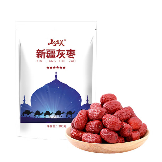 
Shan Zhenmei Xinjiang gray dates and jujubes gift box dried fruits 1396g
